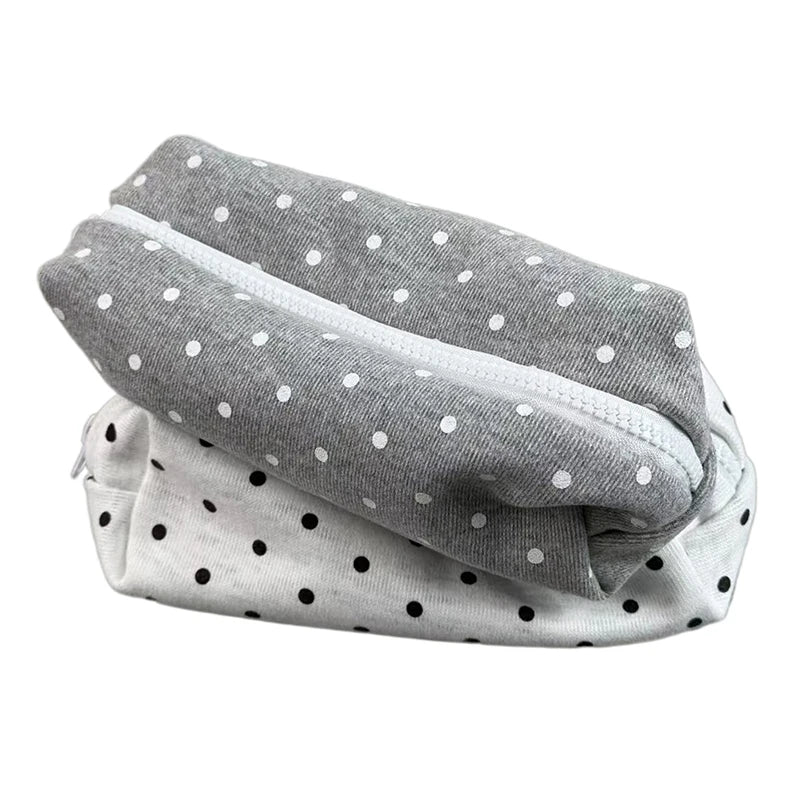 Polka Dot Pencil Case – Large Capacity Soft Touch Pen Bag Pencil Case Axl