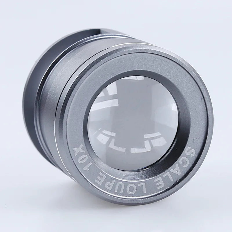 10X Desktop Magnifying Glass – K9 Optical Lens & Metal Frame Desktop Magnifier Axl