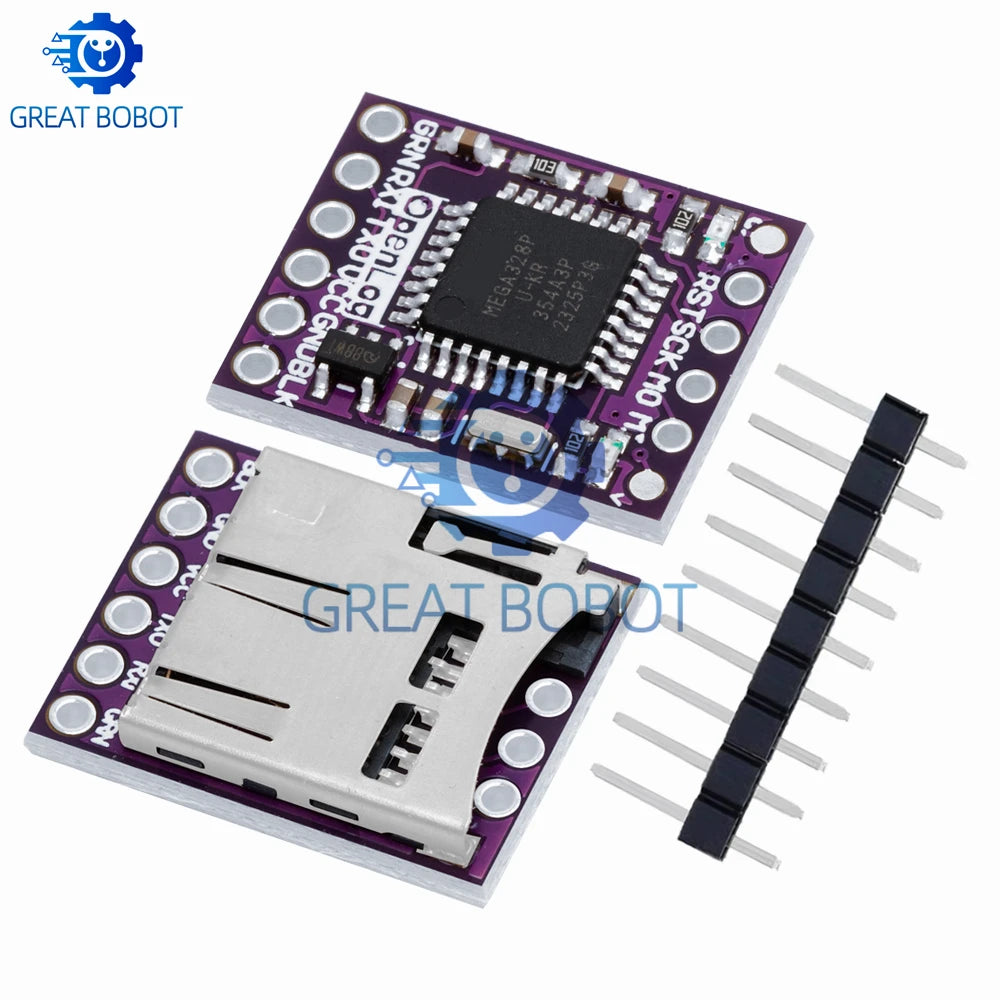 OpenLog Serial Data Logger – Micro SD Module for Arduino Data Logger Module Axl