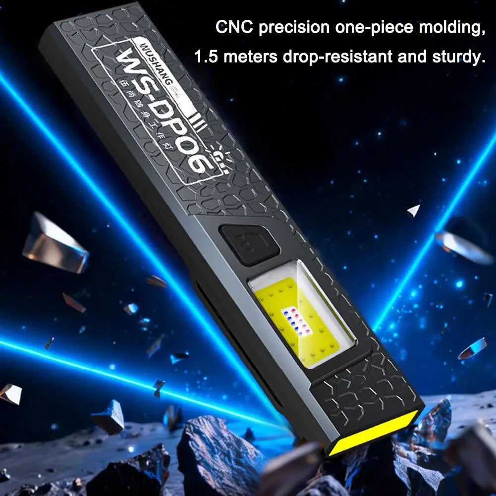 USB-C Rechargeable Mini Keychain LED Flashlight 600 Lumen Keychain Flashlight Axl