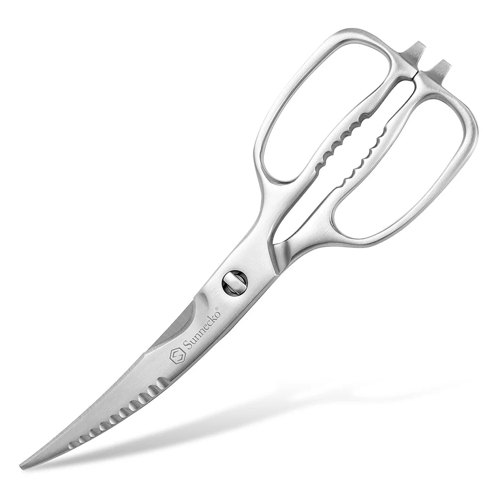 Sunnecko Heavy Duty Kitchen Shears | Stainless Steel Scissors Kitchen Shears Axl