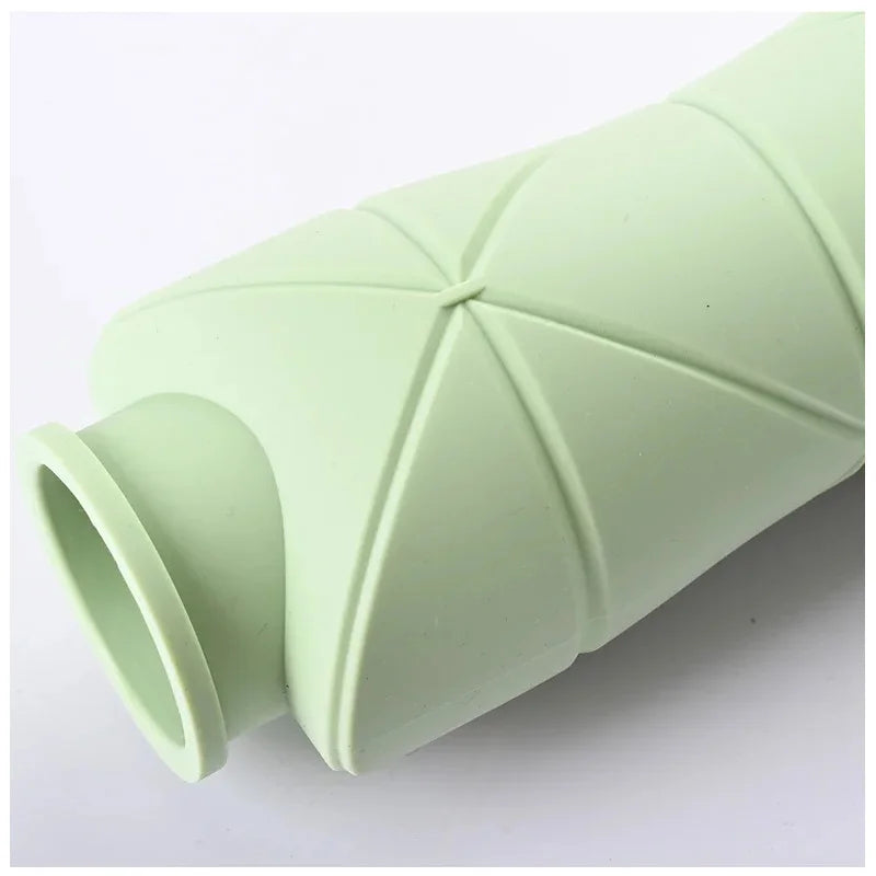 Silicone Folding Water Bottle – Lightweight Portable 600ml Folding Water Bottle Axl