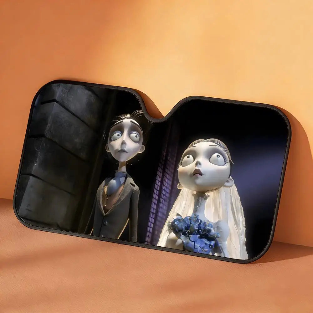 Corpse Bride Car Windshield Sunshade | UV & Heat Protection Windshield Sun Shade Axl 130X70CM 3