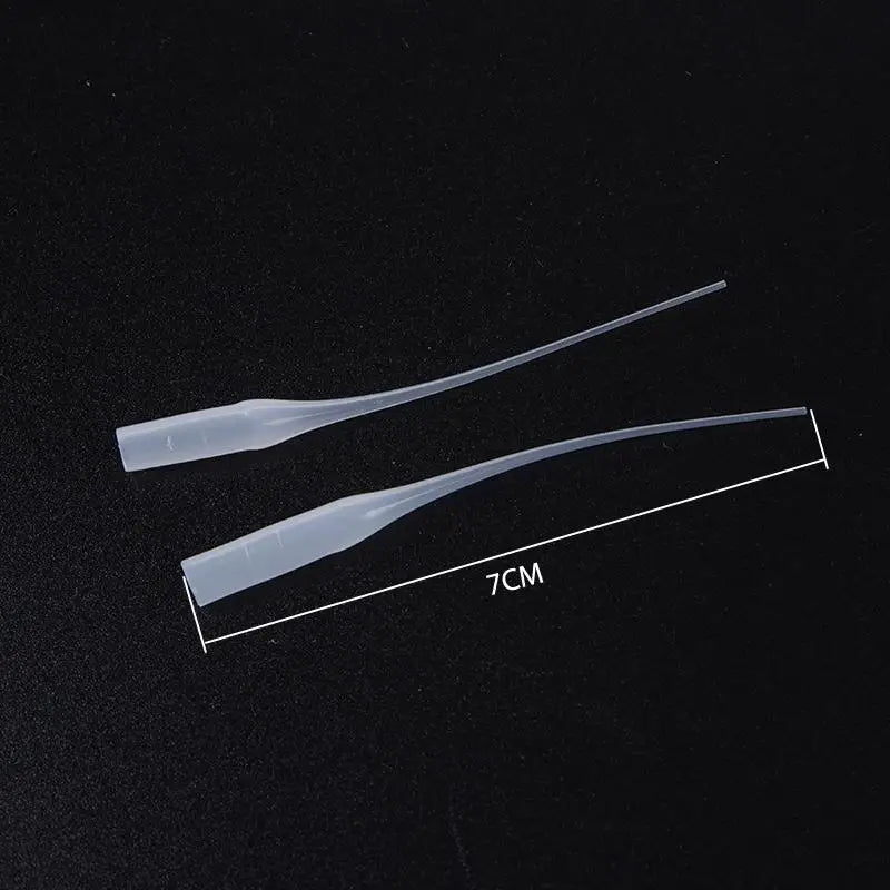 100-Pack CA Glue Micro-Tips Precision Applicator Set | Plastic Glue Applicator Tips Axl 100pcs 7cm