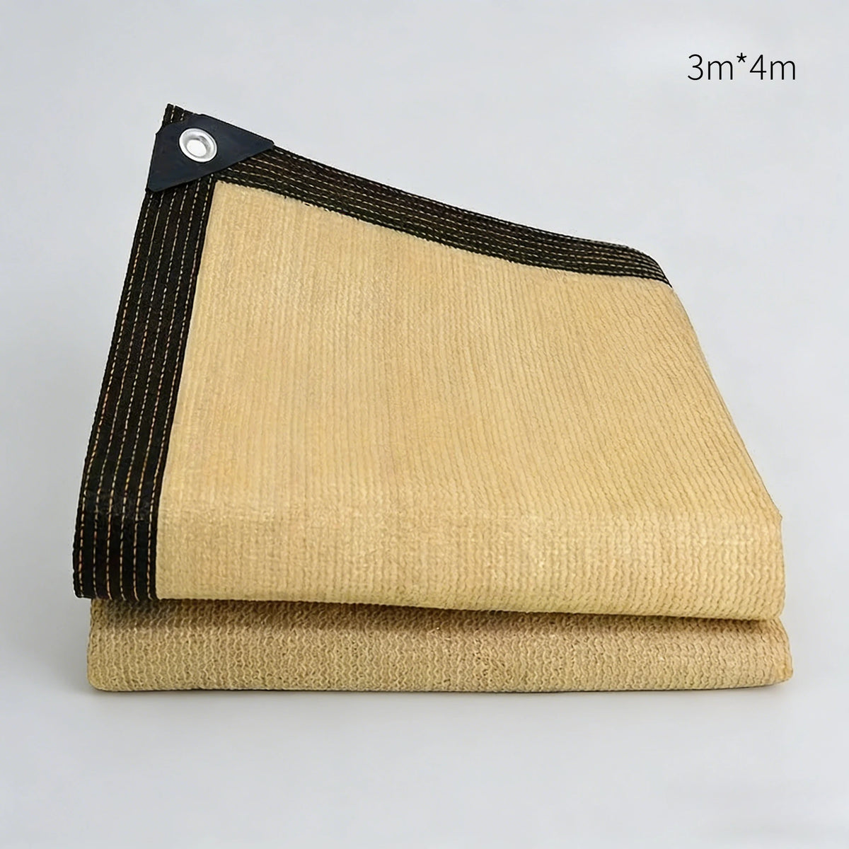 Heavy-Duty PE Sun Shade Sail – UV Block Beige Patio Net Sun Shade Sail Axl 3x4m