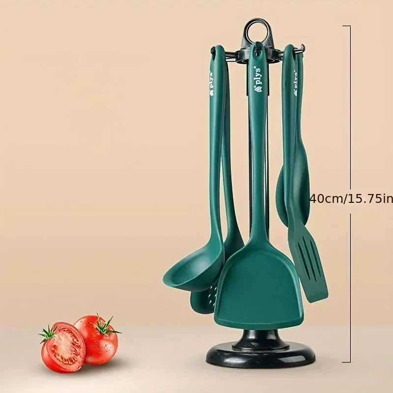 PLYS 5-Piece Silicone Spatula Cooking Utensil Set Silicone Utensil Set Axl 5 pcs