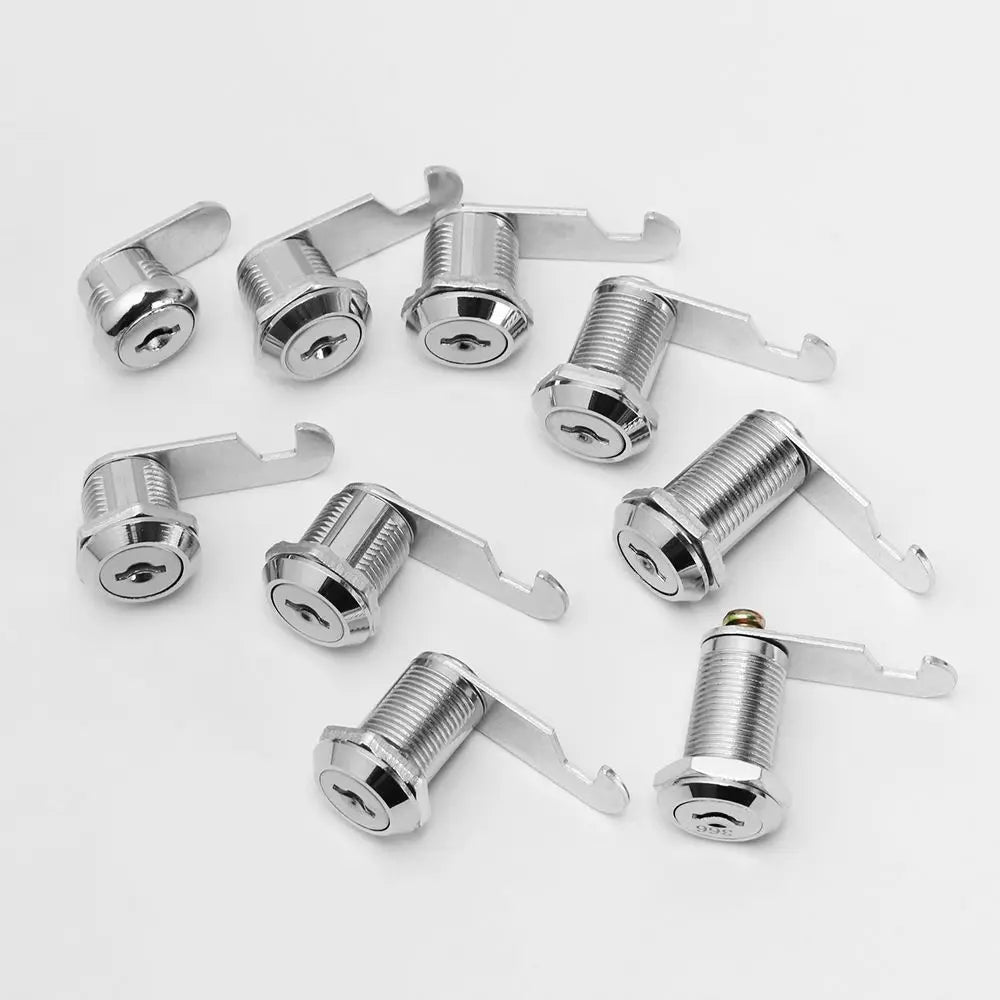 Zinc Alloy Cam Lock with 2 Keys – Cabinet Drawer Mailbox Cam Lock Axl