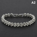 Crystal Magnetic Charm Bracelet – Gold Chain Jewelry for Women Charm Bracelet Axl Silver