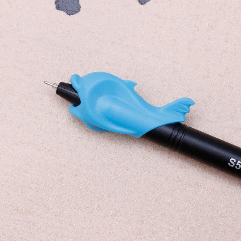Fish Silicone Pencil Grip – Writing Posture Guide for Kids Pencil Grip Aid Axl