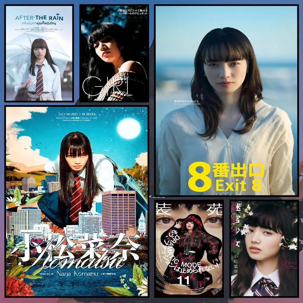 Nana Komatsu Anime Poster – HD Self-Adhesive Wall Art Decor Anime Wall Poster Axl