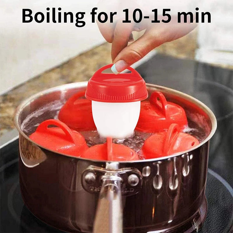 BPA-Free Silicone Egg Poacher Cups | Non-Stick Egg Boiler Set Egg Poacher Set Axl