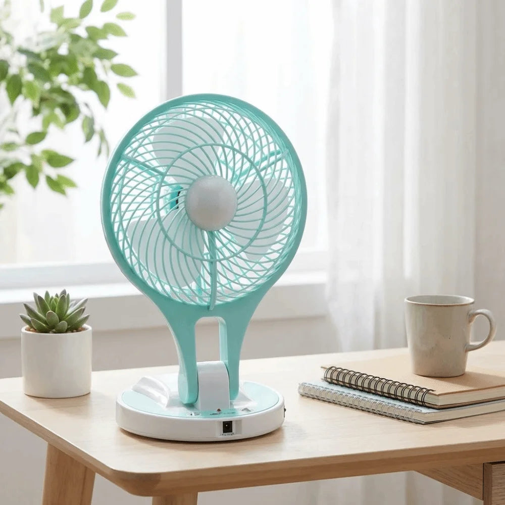 Foldable Mini USB Fan – Quiet Compact Personal Cooler Portable USB Fan Axl