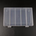 Transparent Nail Polish & Glue Storage Box – 5 Compartments Nail Polish Organizer Axl 1PC