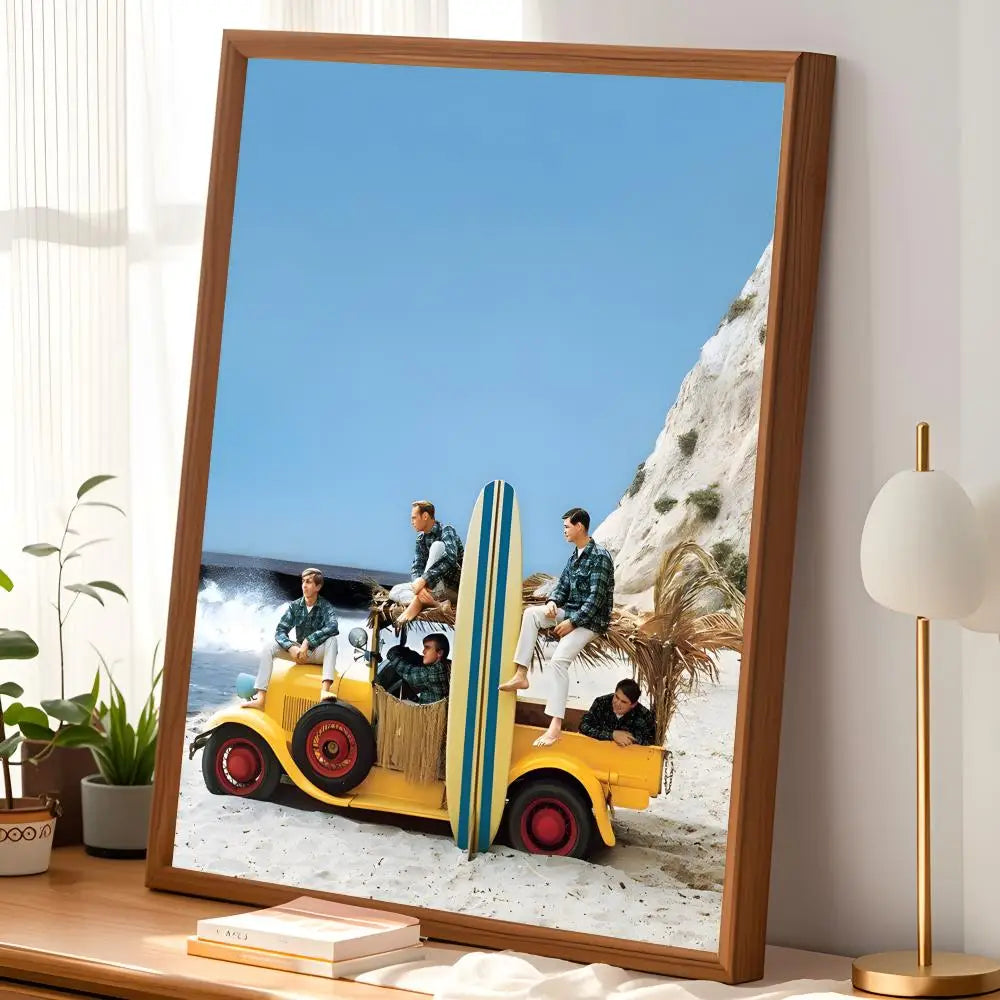 Beach Boys HD PVC Self-Stick Wall Art Poster | Home Decor Wall Art Poster Axl