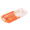 Expandable Sink Drain Basket – Retractable Colander Strainer Sink Drain Basket Axl Orange