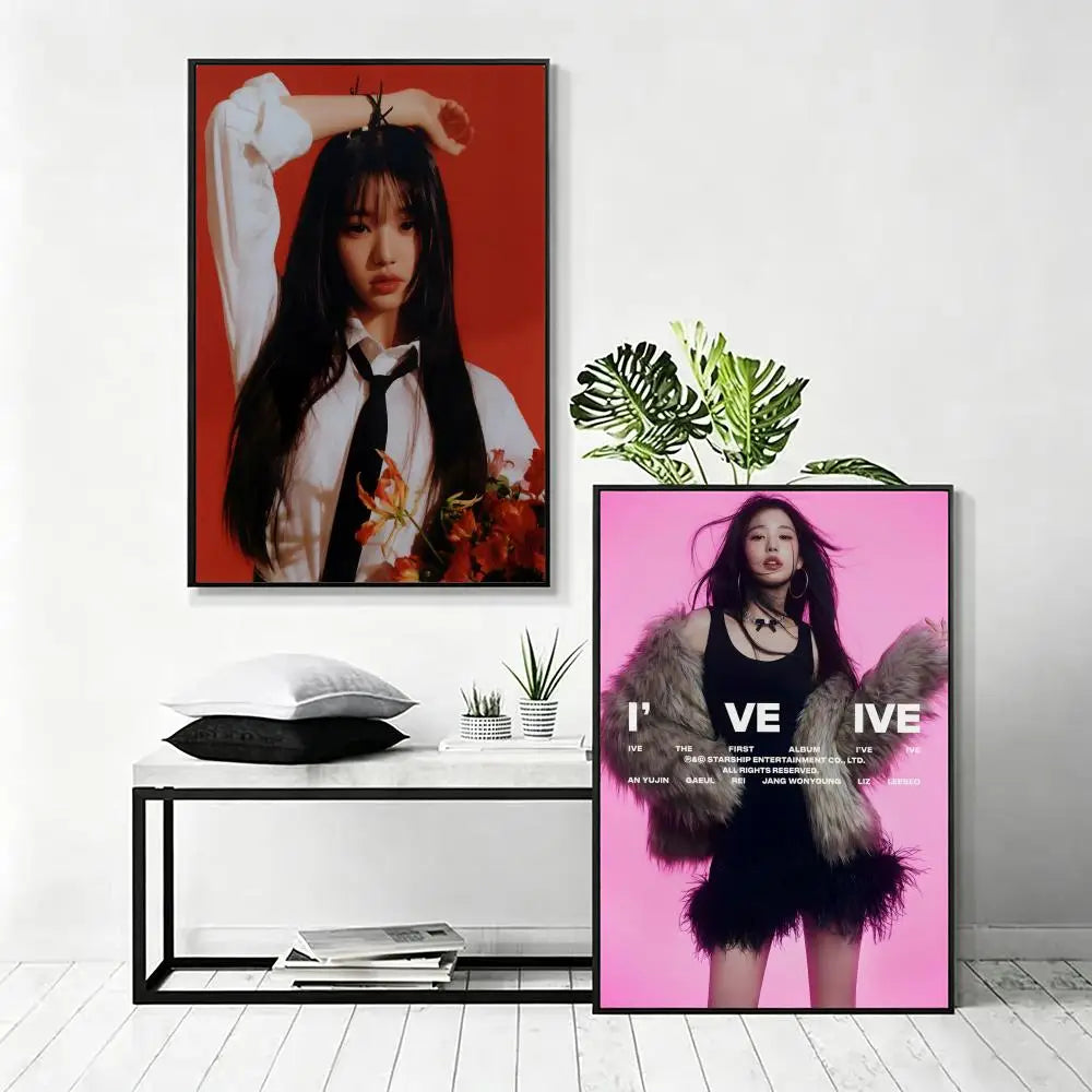 Wonyoung Kpop HD Poster – Waterproof Sticky Wall Art Decor Wall Art Poster Axl