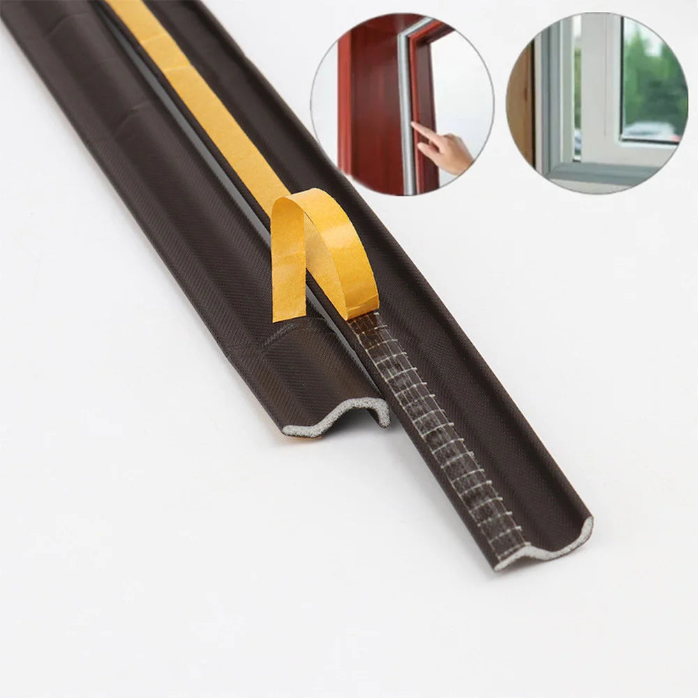 Self-Adhesive Foam Door & Window Sealing Strip – 1M or 10M Weatherstrip Sealing Strip Axl