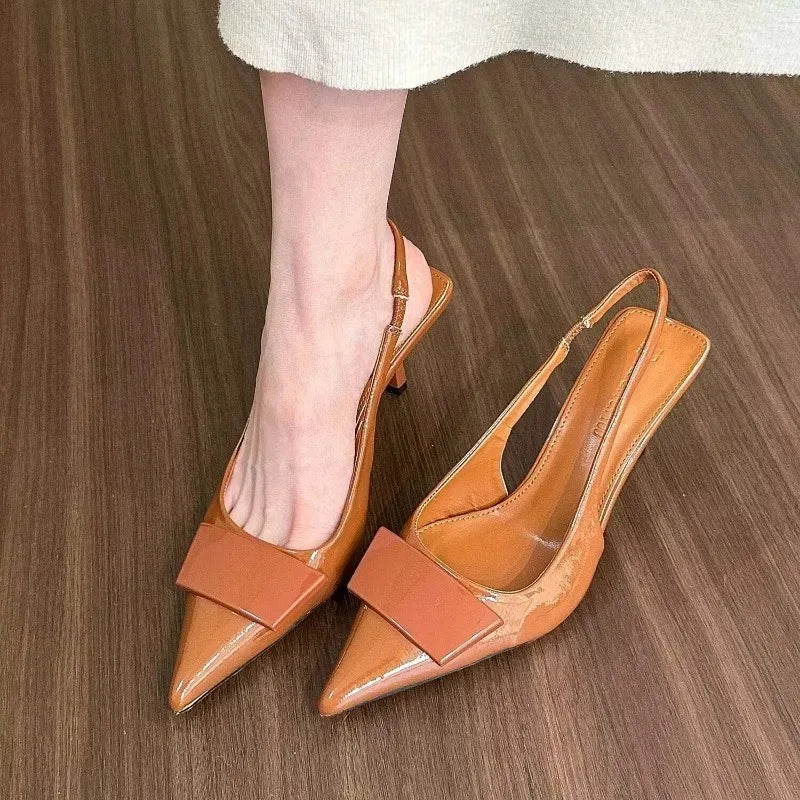 Women's High Heel Slingback Sandals – Classic Party Pumps High Heel Sandals Axl