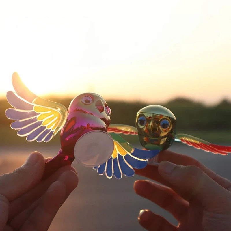 Wind-Powered Flying Bird Car Ornament – Waving Wings Decor Vehicle Ornament Axl