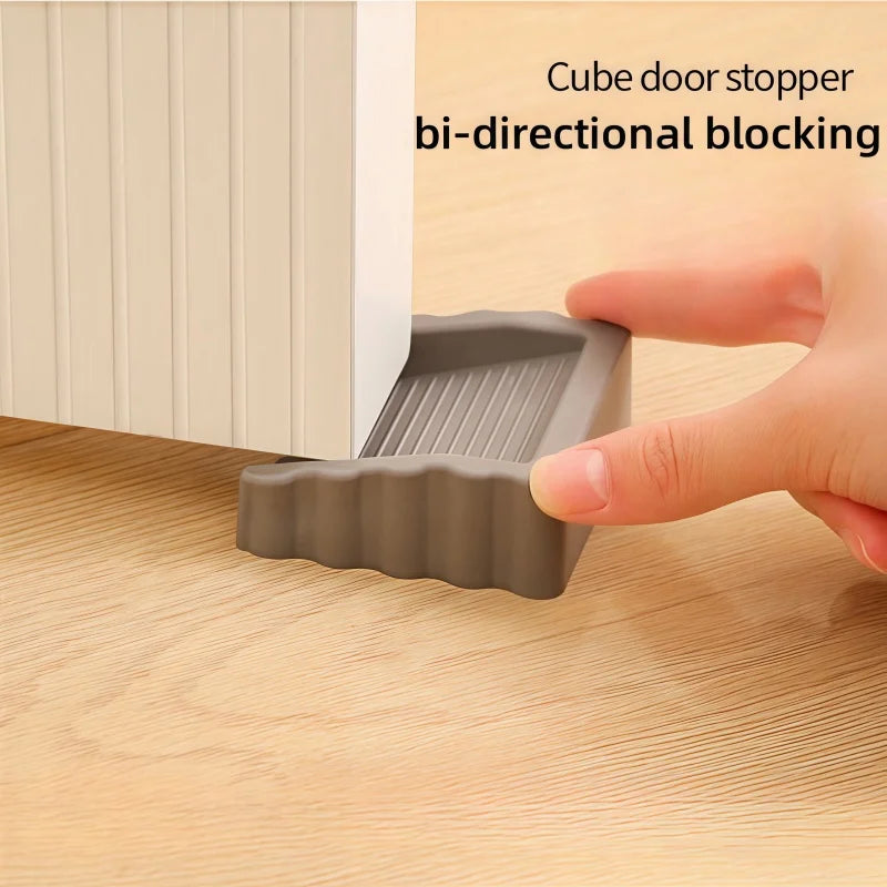Plastic Matte Door Stopper Wedge – Anti-Collision Safety Stop Door Stopper Wedge Axl