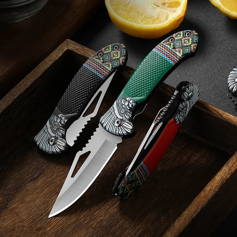 Folding Kitchen Knife – Stainless Steel Fruit & Vegetable Peeler Folding Kitchen Knife Axl