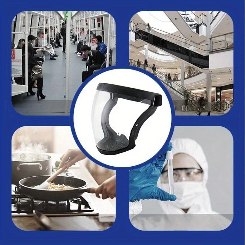 Anti-Fog Clear Full Face Shield – Adjustable Headband Full Face Shield Axl