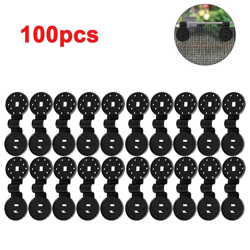 100 Pcs Shade Cloth Clips – Greenhouse Net Fixing Clamps Garden Net Clips Axl Default Title