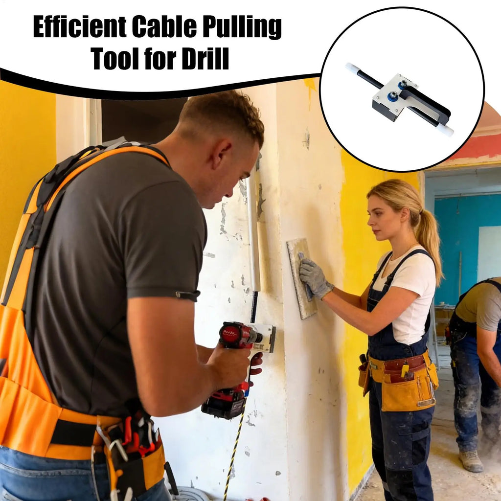 Heavy-Duty 8mm Wire Puller Tugger Tool for Electricians Wire Pulling Tool Axl
