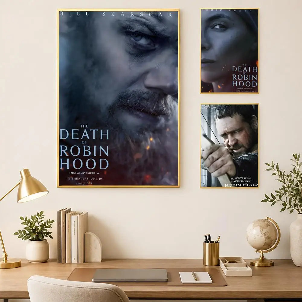 Death of Robin Hood Movie Poster – HD Self-Stick PVC Wall Art Movie Wall Poster Axl