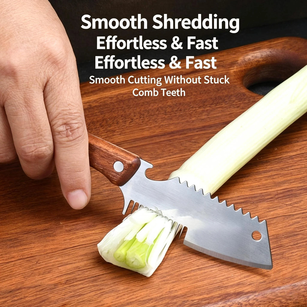 2-in-1 Serrated Vegetable Peeler & Bottle Opener | Wooden Handle Vegetable Peeler Axl