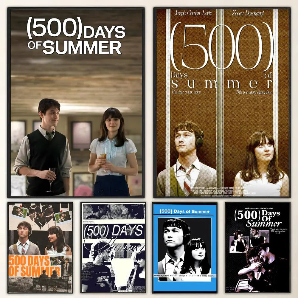 500 Days of Summer Movie Poster – HD Waterproof Wall Art Movie Wall Poster Axl