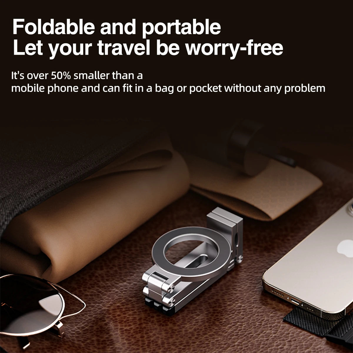 Magnetic Foldable Phone Tripod – 360° MagSafe Stand Phone Tripod Stand Axl