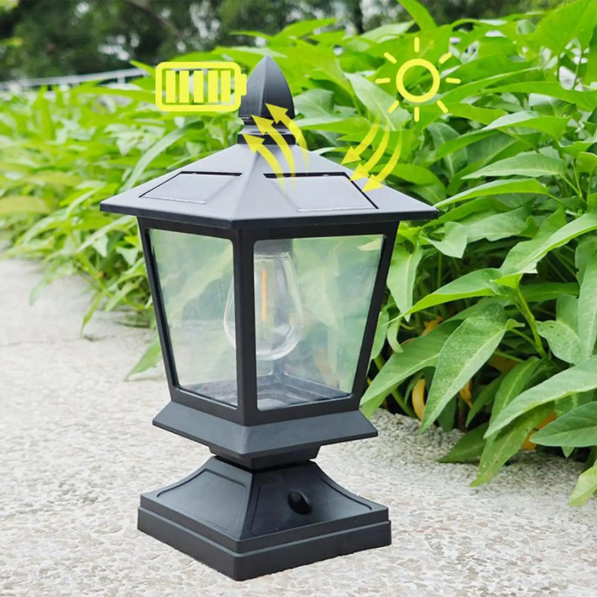 Solar Post Lights Outdoor – IP65 Waterproof Dusk-to-Dawn Garden Solar Post Light Axl Default Title