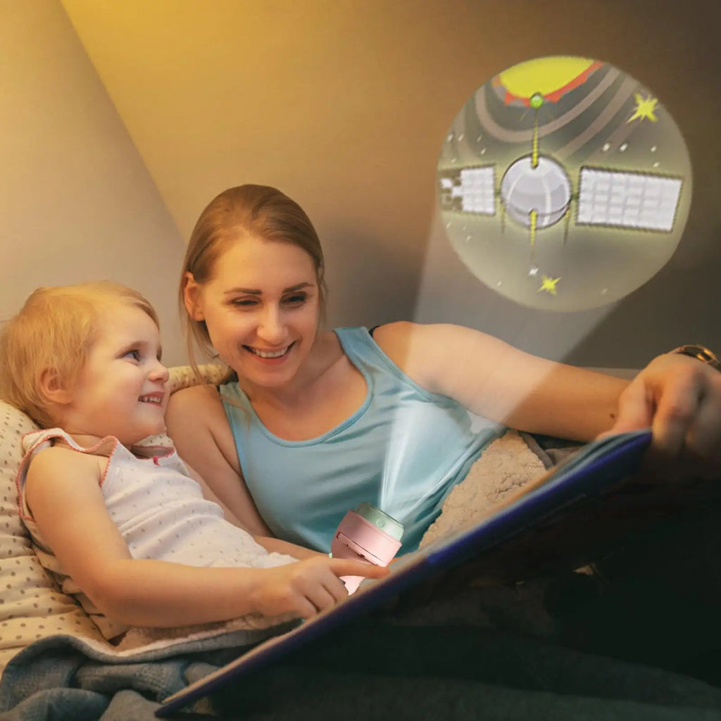Kids Projector Flashlight – 120 Cartoon Patterns Toddler Toy Kids Projector Toy Axl
