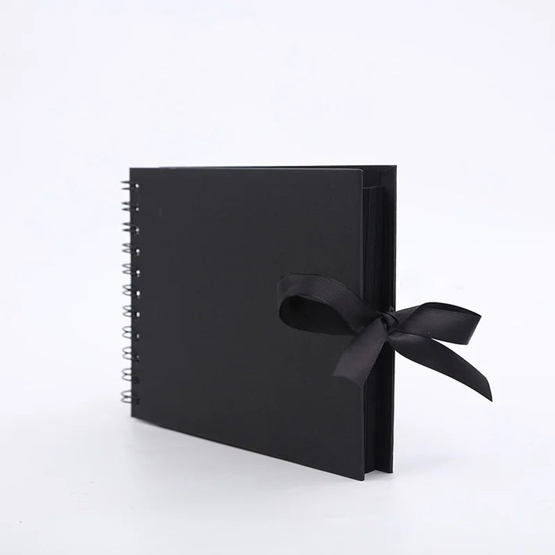DIY Scrapbook Photo Album – 30-Page Black Card Memory Book Scrapbook Photo Album Axl W