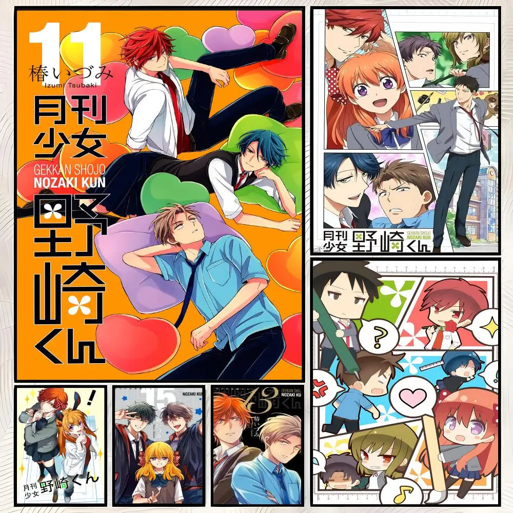 Monthly Girls' Nozaki-kun HD Self-Stick Anime Wall Poster Anime Wall Poster Axl