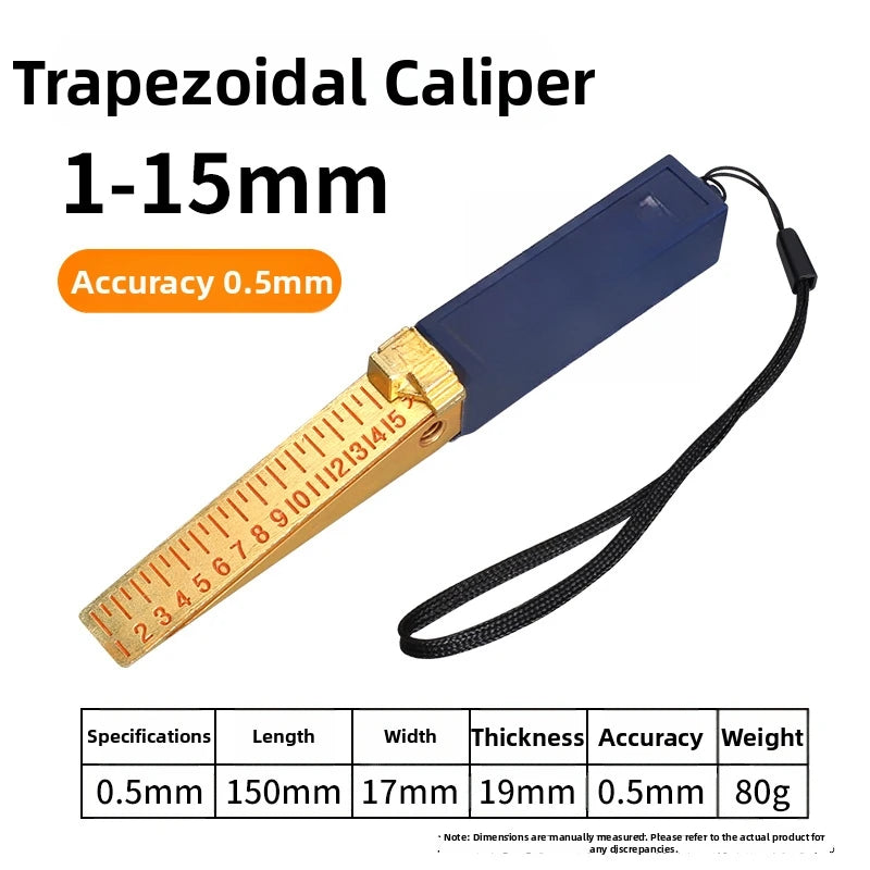 1–15mm Taper Wedge Feeler Gauge | Gap & Flatness Measuring Tool Feeler Gauge Axl