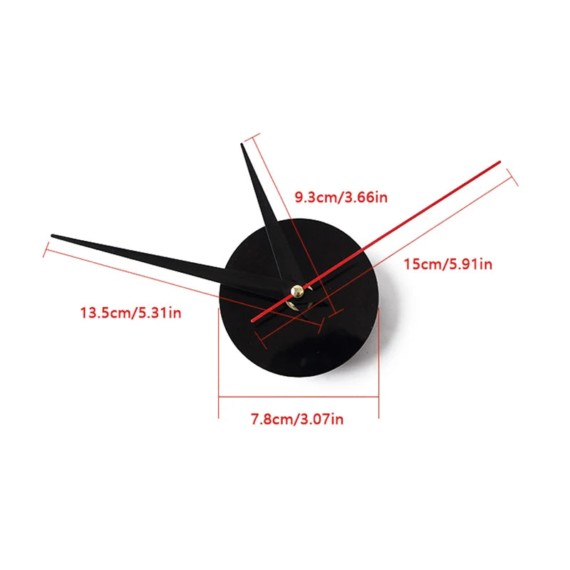 DIY Frameless 3D Mirror Wall Clock – Modern Acrylic Sticker Wall Clock Axl