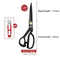 Professional Stainless Steel Sewing & Embroidery Scissors – 9" Sewing Scissors Axl 12 inch
