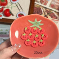 20 Pcs Cartoon Tomato Plastic Buttons for Kids Clothing & Sewing Sewing Buttons Axl A
