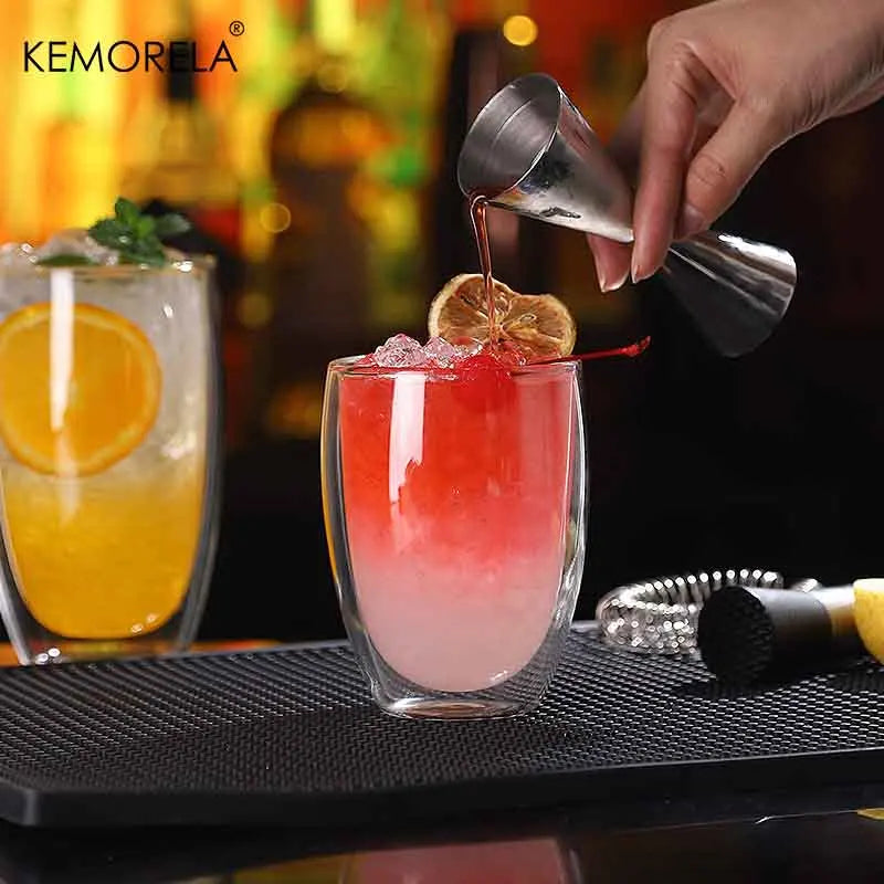 Double-Wall Heat-Resistant Glass Cup | Coffee, Tea & Whisky Double Wall Glass Cup Axl
