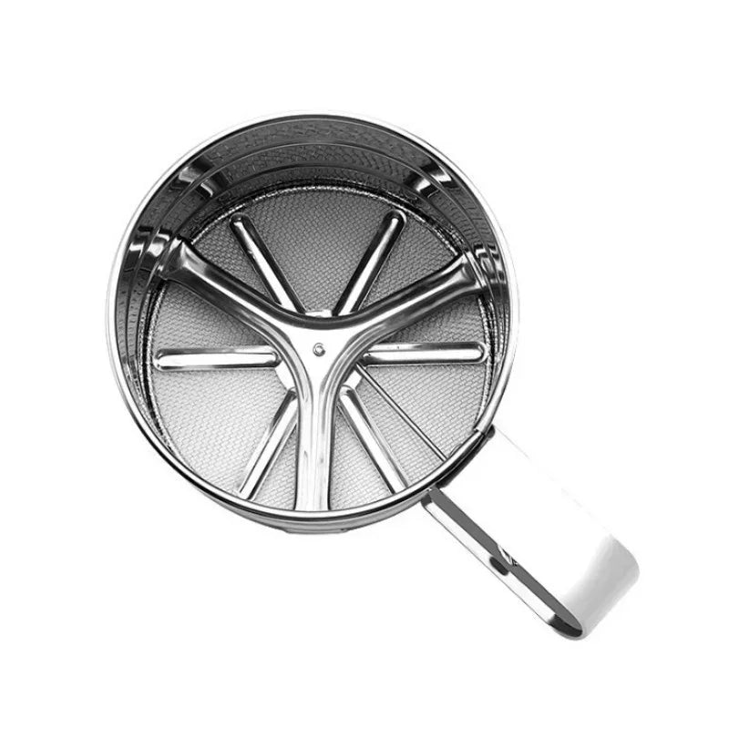 Stainless Steel Flour Sifter & Sieve – Handheld Baking Shaker Flour Sifter Axl