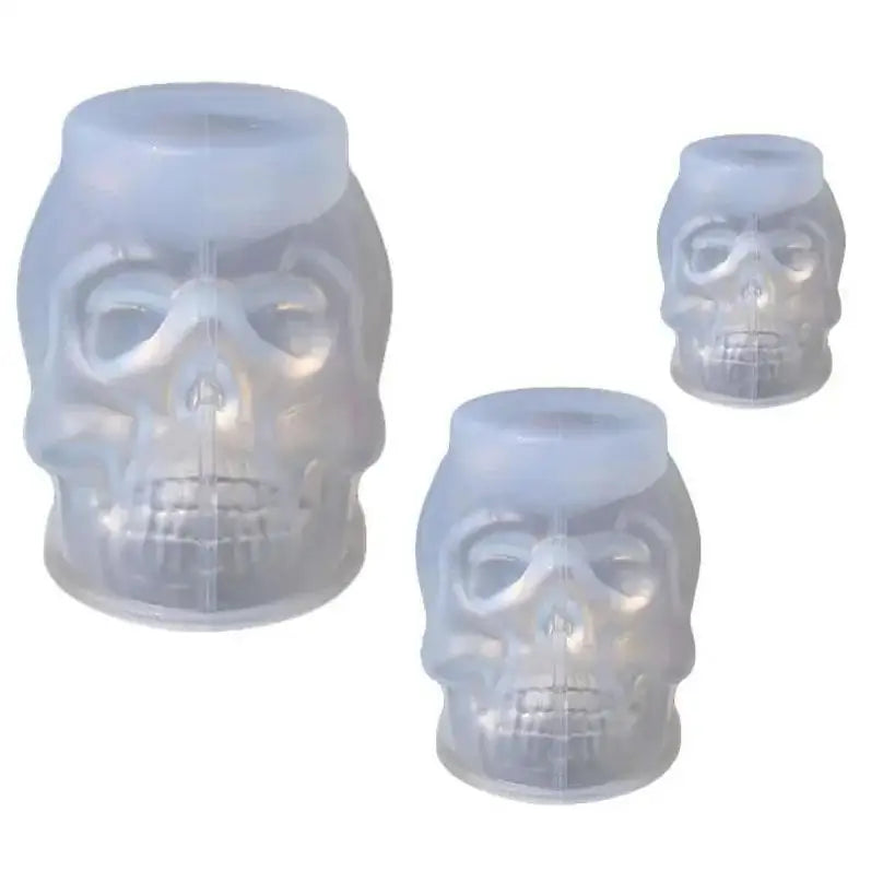 Halloween Skull Silicone Mold – Resin, Candle & Keychain DIY Silicone Craft Mold Axl