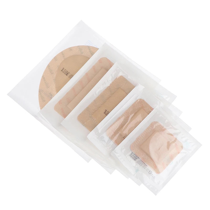 Silicone Gel Adhesive Wound Dressing Bandage – 5 Sizes Wound Dressing Bandage Axl