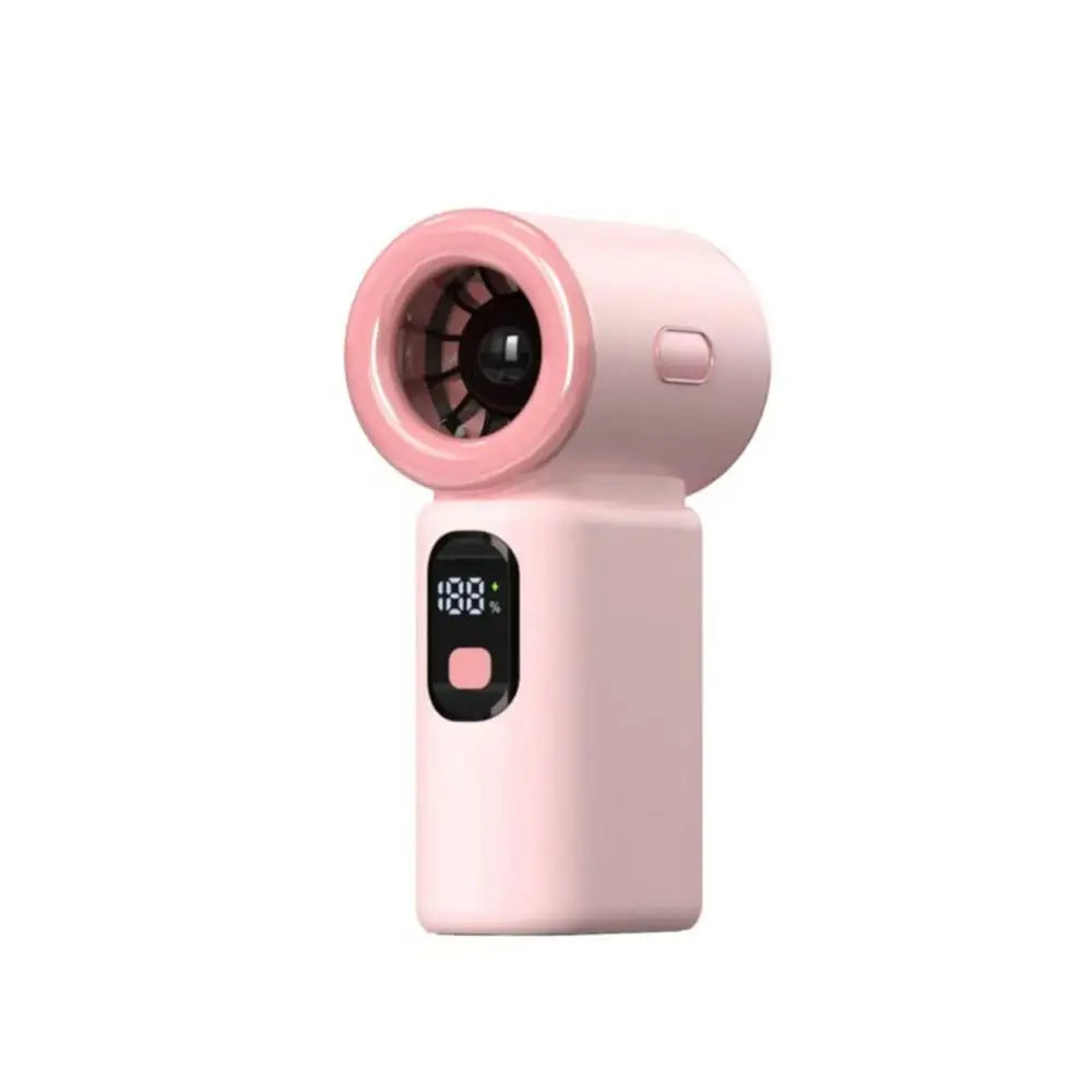 100-Speed Digital Display Mini Handheld Fan – Portable Turbo Handheld Portable Fan Axl