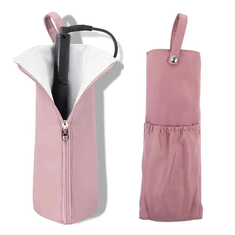 Waterproof Heat-Resistant Curling Iron Storage Bag | Travel Hair Tool Storage Bag Axl