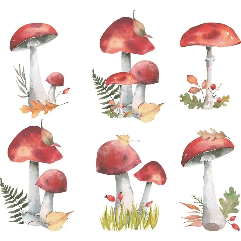 Fairy Forest Mushroom Wall Stickers – Kids Nursery Decal Wall Sticker Decal Axl