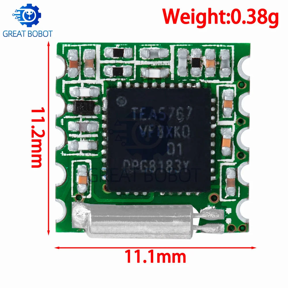 TEA5767 FM Radio Module – DIY Stereo FM Receiver 76–108MHz FM Radio Module Axl