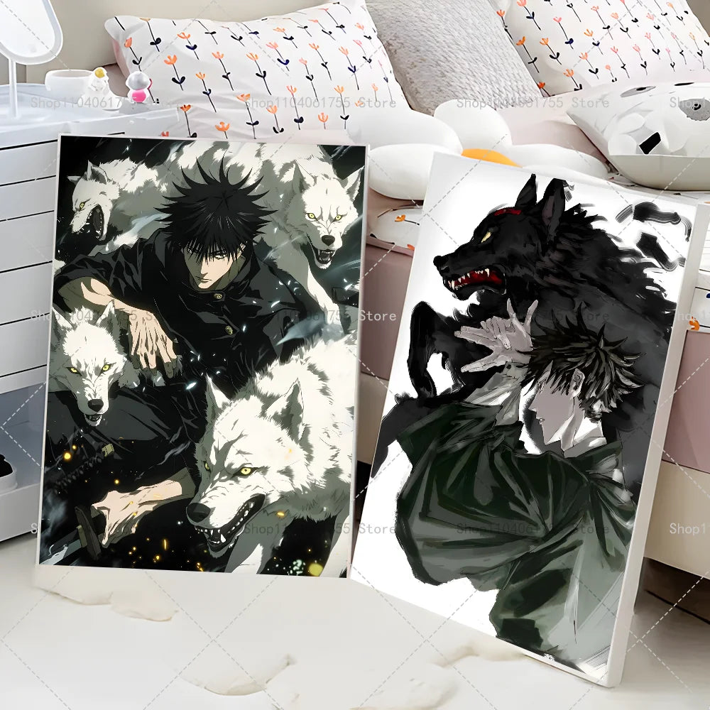Anime Megumi Wall Poster – Self-Adhesive Waterproof Sticker Anime Wall Poster Axl