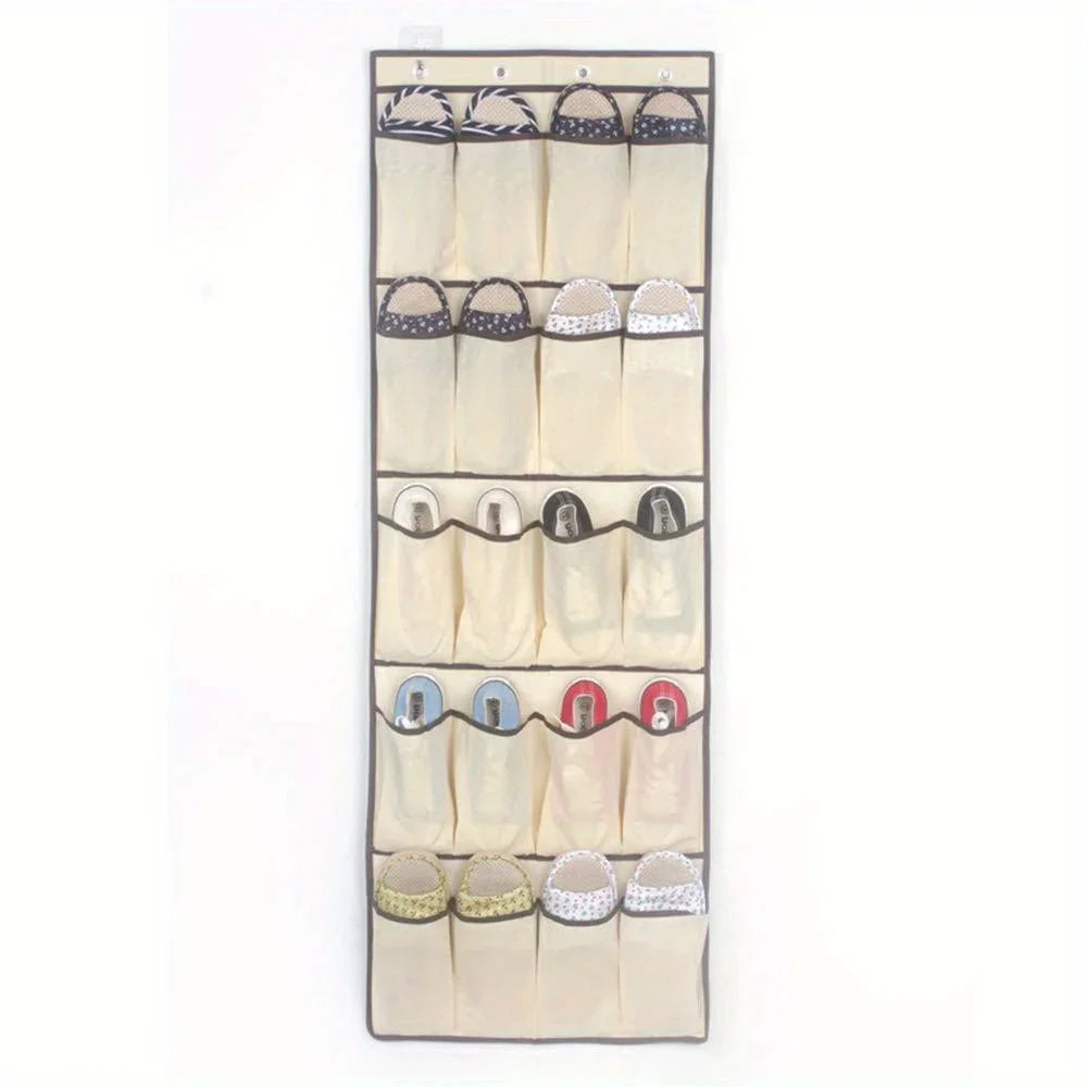 5-Layer 20-Grid Door Hanging Organizer – Shoes & Toys Door Hanging Organizer Axl